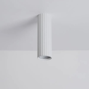 Spot aplicat din aluminiu canelat Anna alb - Img 2