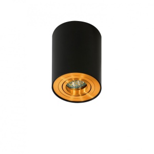 Spot aplicat tavan/plafon stil modern Bross 1 BK/GO - Img 1