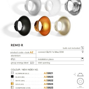 Spot aplicat tavan/plafon stil modern Remo negru 69923 universul-luminii.ro