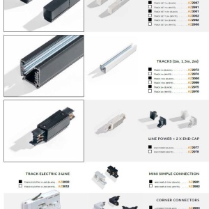 Spot directionabil pe sina EREBUS TRACK negru ZZ AZ3391 188953 universul-luminii.ro
