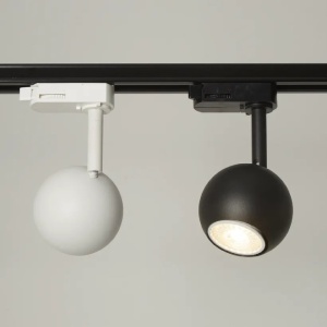 Spot directionabil pentru sina Track Project Collection, Apollo negru 116403 universul-luminii.ro