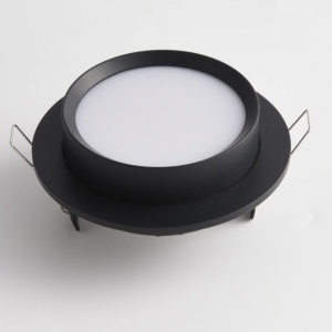 Spot incastrabil design tehnic Loop negru 67193 universul-luminii.ro