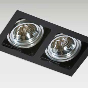Spot incastrabil directionabil de tavan/plafon SISTO 2 BK 81573 universul-luminii.ro