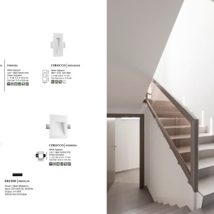 Spot incastrabil ideal pentru iluminat scara sau hol CIROCCO, 21x25cm NVL-9602615 189253 universul-luminii.ro