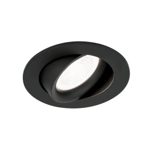 Spot incastrabil tavan directionabil CHOICE negru D-9cm 157323 universul-luminii.ro