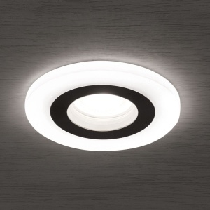 Spot incastrabil tavan GLOW D-11cm negru 157383 universul-luminii.ro
