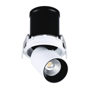 Spot LED 2700K incastrabil GARDA 6cm alb