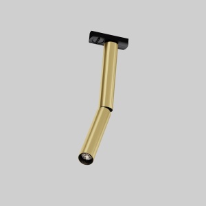 Spot LED, accesoriu pentru sinele monofazate Unity, Dual negru/alama 242033 universul-luminii.ro
