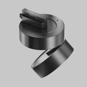Spot LED, accesoriu pentru sinele monofazate Unity, ONDA 3000K negru - Img 6