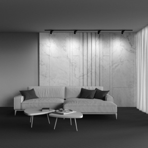 Spot LED, accesoriu pentru sinele monofazate Unity, Onda negru - Img 4