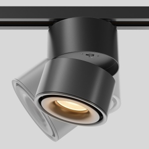 Spot LED ajustabil, accesoriu pentru sinele monofazate Unity, Yin negru - Img 3