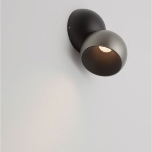 Spot LED aplicat aluminiu LUSA negru/nickel - Img 8
