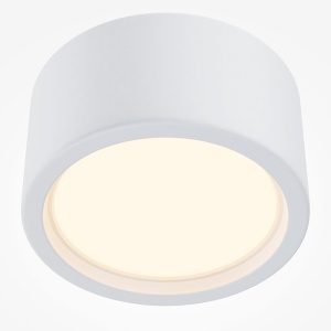 Spot LED aplicat cu protectie IP44 Hydra D-17.6cm alb
