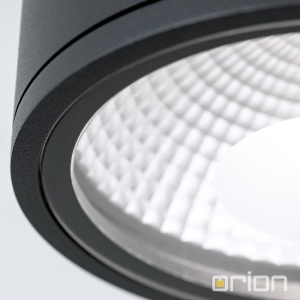 Spot LED aplicat cu protectie la umiditate IP65, SPUTNIK 14,5cm, negru 197163 universul-luminii.ro