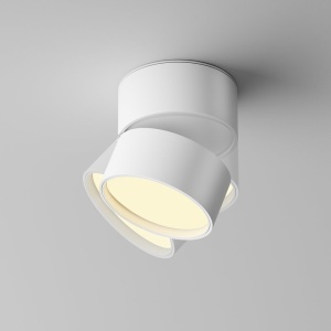Spot LED aplicat directionabil Onda alb 2700K - Img 4