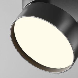 Spot LED aplicat directionabil Onda negru 3000K - Img 5