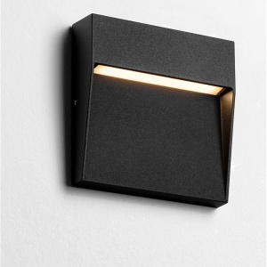 Spot LED aplicat iluminat exterior ambiental IP54 TOBY negru 160433 universul-luminii.ro