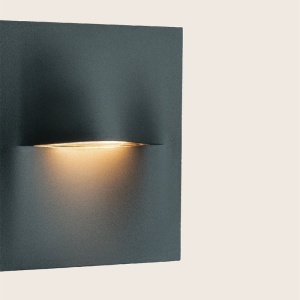 Spot LED aplicat scari exterior IP65 RISE negru - Img 2