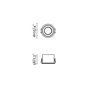 Spot LED baie incastrabil tavan IP54 DOP 15W 2700K alb - Img 4