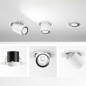 Spot LED directionabil, incastrabil pentru tavan fals NOVA 30W 4000K WH 93983 universul-luminii.ro