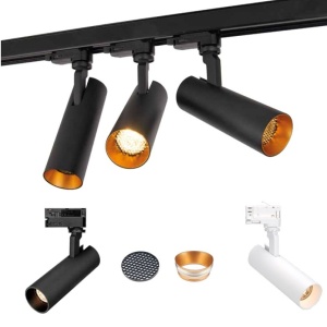 Spot LED directionabil pentru sina trifazata MAXLIGHT, SHINEMAKER alb 206823 universul-luminii.ro