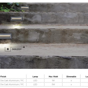 Spot LED incastrabil de exterior ambiental IP65 Ankle 0661GY SRT 74963 universul-luminii.ro