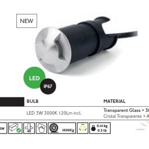 SPOT LED INCASTRABIL DE EXTERIOR KANE-3 70662 174583 universul-luminii.ro