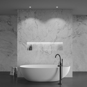 Spot LED incastrabil design modern IP44 Zoom alb - Img 3