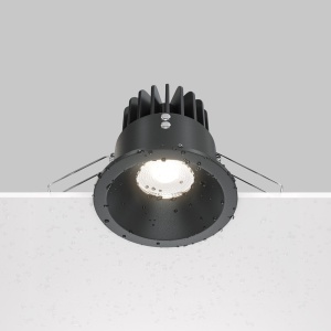 Spot LED incastrabil design modern IP65 Zoom negru 8,5cm 4000K 126713 universul-luminii.ro