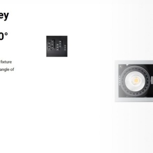 Spot LED incastrabil MINI COLIN-3 Grey recessed CRI95 54-75W 3000K 20° 110183 universul-luminii.ro