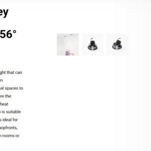 Spot LED incastrabil MINI-OPTIC Grey downlight LED 12/18W 4000K 56° 1750/2350 lm 110563 universul-luminii.ro