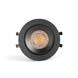 Spot LED incastrat directionabil IP44 KIVI negru 5W 2700K