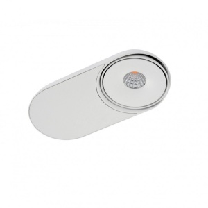 Spot LED modern directionabil aplicat tavan/plafon TORONTO 1 alb - Img 1