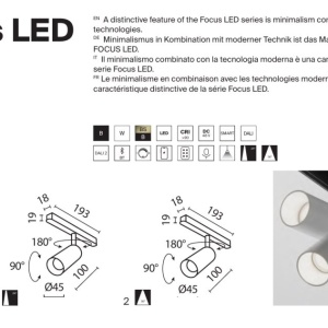 Spot LED pentru sina magnetica Focus Led Exility 2700-6000K 5W 24 grade Dim Smart - Img 6