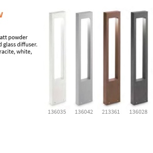 Stalp de exterior VEGA PT1 COFFEE 213361 IDL 82463 universul-luminii.ro