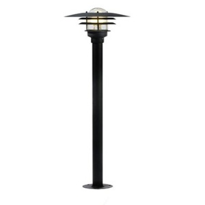 Stalp exterior H-116cm, IP44 Lonstrup 32 negru 71428003NL