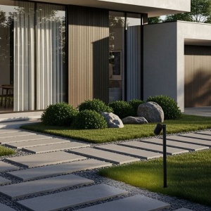 Stalp exterior IP54 VILUA negru H-60cm - Img 2
