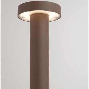 Stalp exterior IP65 LED 2700K GONG corten H-60cm - Img 9