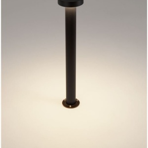 Stalp exterior IP65 LED 2700K GONG negru H-60cm - Img 6
