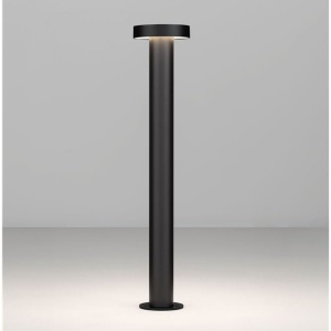 Stalp exterior IP65 LED 3000K GONG negru H-60cm - Img 4