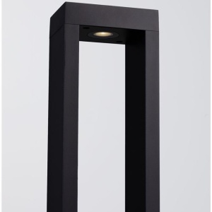 Stalp exterior LED 2700K IP65 DOLIX negru, H-60cm - Img 4