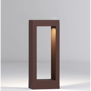 Stalp exterior LED 3000K IP65 DOLIX corten, H-30cm - Img 6