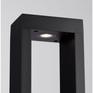 Stalp exterior LED 3000K IP65 DOLIX negru, H-30cm - Img 6