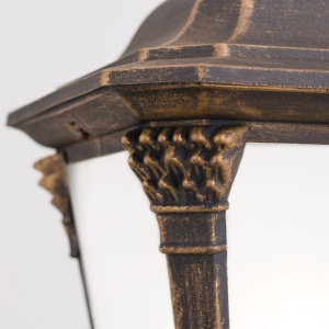 Stalp exterior stil clasic IP23 H115cm Aiko AL 11-1140/1 Patina OR 62313 universul-luminii.ro