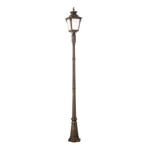 Stalp exterior stil clasic IP23 H240cm Aiko AL 11-1141/1 Patina OR