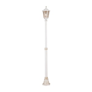 Stalp exterior stil clasic IP43 H195 Puchberg AL 11K/82506 weiß-gold/rauch OR 631123 universul-luminii.ro
