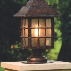 Stalp iluminat exterior din fier forjat, inaltime 51cm, AL 6661 178853 universul-luminii.ro