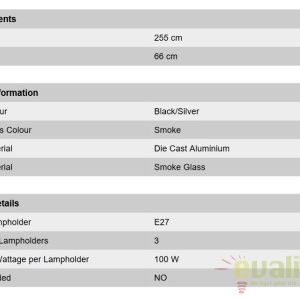 Stalp iluminat exterior stil clasic IP43 H255 Hermine AL 11K/82549/A schwarz-silber OR 42763 universul-luminii.ro