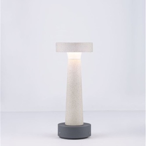 Stalp LED din ciment pentru exterior IP65 Cram White H-30cm 250713 universul-luminii.ro