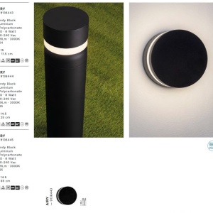 Stalp LED iluminat exterior ambiental IP65 AIRY H-65cm 251543 universul-luminii.ro